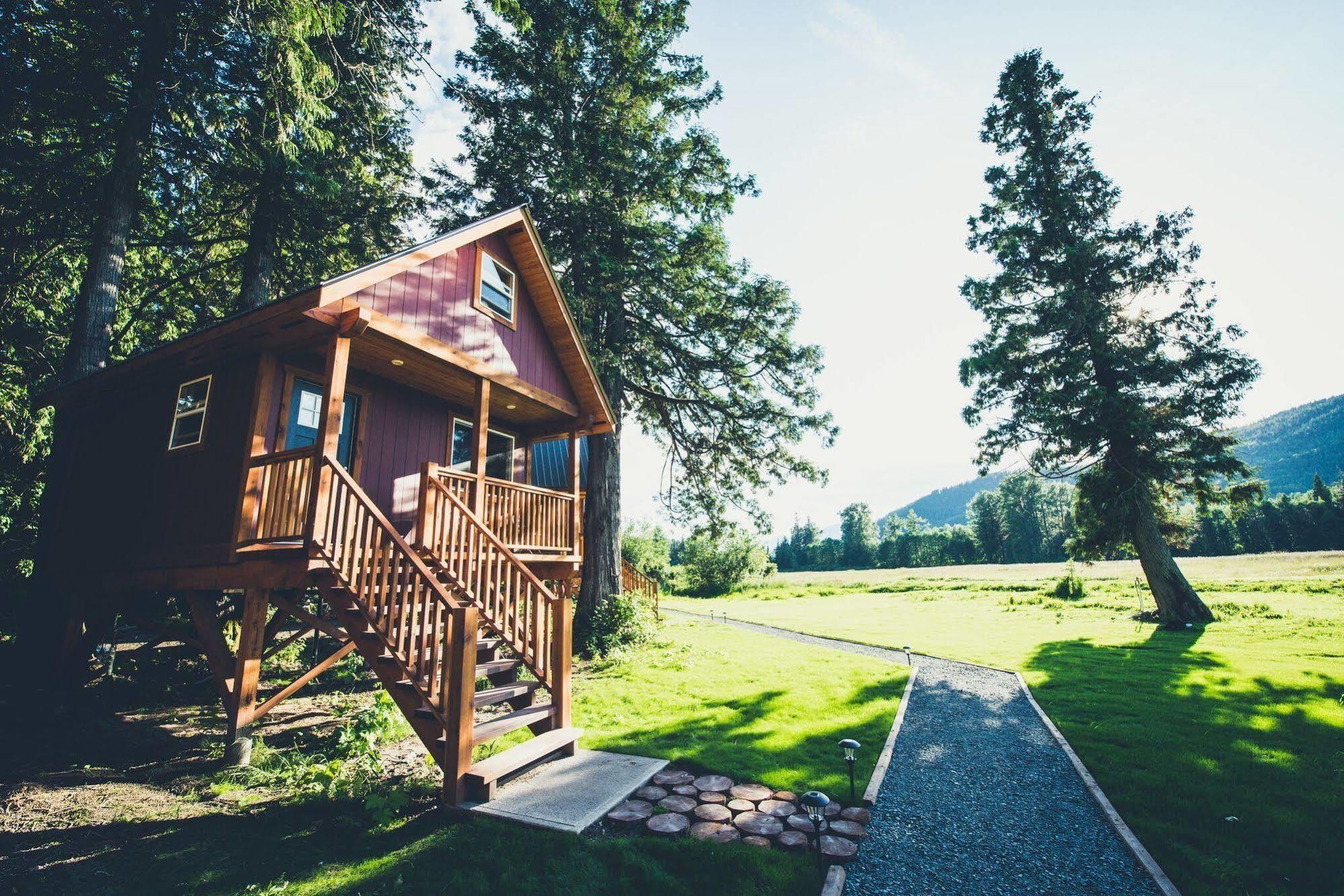 Hidden Acres Farm And Treehouse Resort เทอร์เรส ภายนอก รูปภาพ